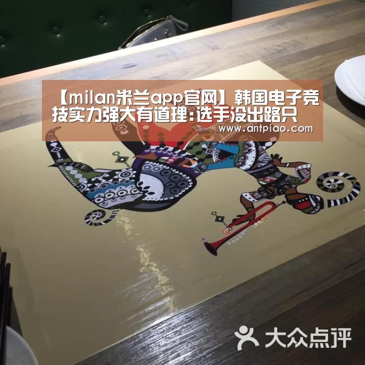 【milan米兰app官网】韩国电子竞技实力强大有道理:选手没出路只能拼(图3) 米兰官方网站